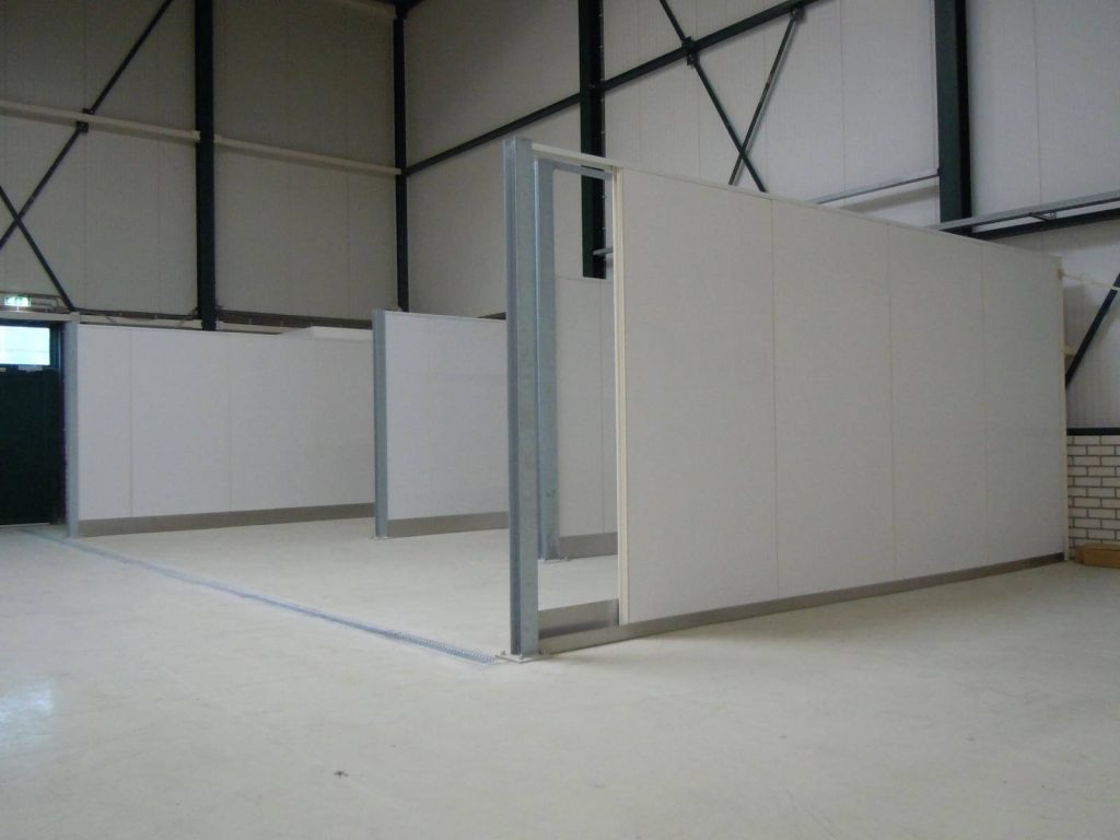 Scheidingswanden snel en hygienisch