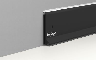 Hydewa plint met voet - black