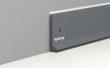 Hydewa plint met voet - grijs