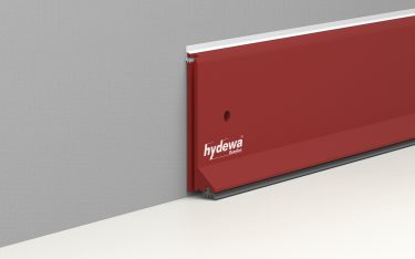 Hydewa plint met voet - rood