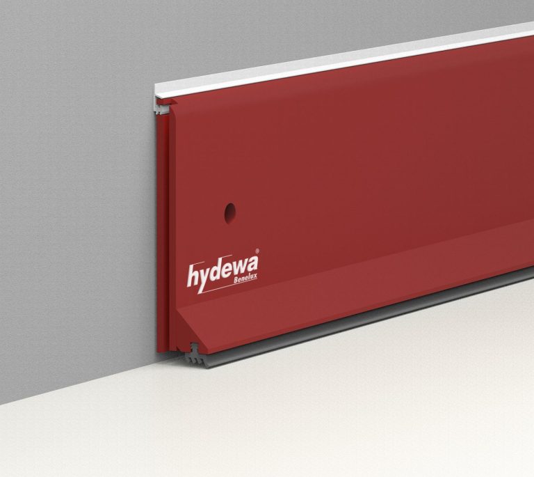 kunststof Hydewa plint met voet - rood