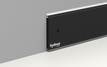 Hydewa plint zonder voet - zwart